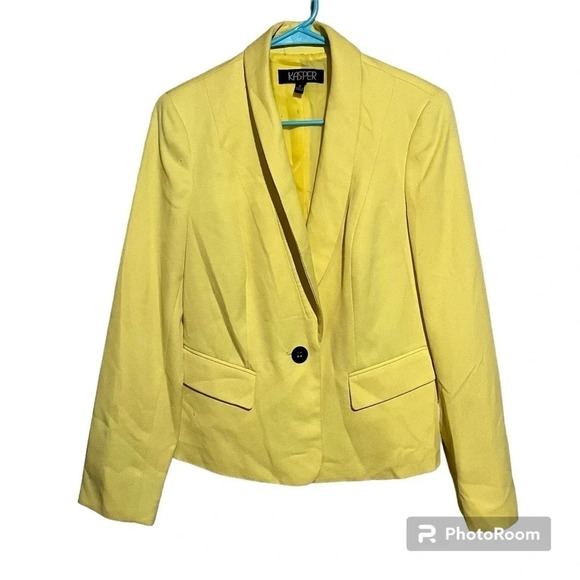 Kasper Womens Collared Office One-Button Blazer Jacket Size 8 *read - Picture 1 of 9